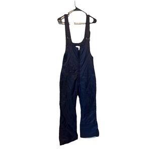 Vintage Subello Ski‎ Bib Women's Overalls Navy Blue Size Small Med - Read Desc